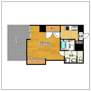 ラ・ファセプリム大濠【10階】の間取り