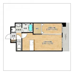 RUSSIE博多駅南【1101号室】の間取り