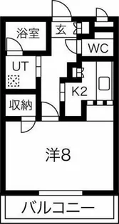 サプリーム新舞子II【3階】の間取り