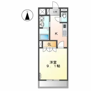 グランシャリオ一色【1階】の間取り