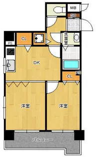 ステイツ天神東【602号室】の間取り