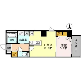大阪府大阪市住吉区我孫子東3丁目【マンション】の間取り