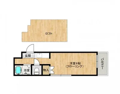 プランドール博多南【202号室】の間取り