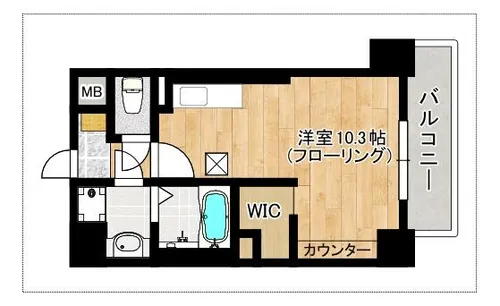トレーフル永嶋【503号室】の間取り