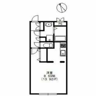 Branche本陣【2階】の間取り