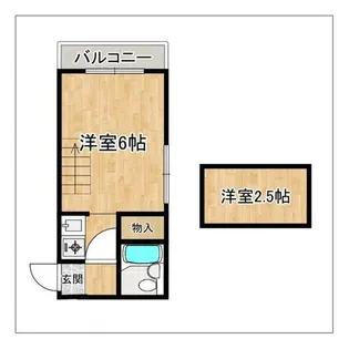 ファミールハピネス原【207号室】の間取り