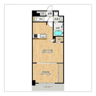 S-RESIDENCE大濠公園achieve【203号室】の間取り