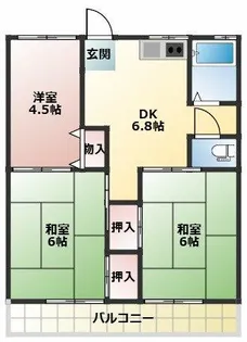フォーブル舞子【2階】の間取り