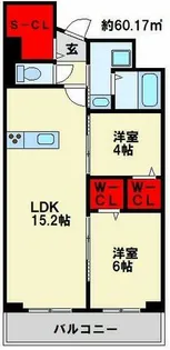Mys Casetta Kokura~ミースカセッタ小倉~【1階】の間取り