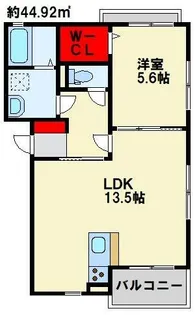 メゾン エパヌイ【1階】の間取り