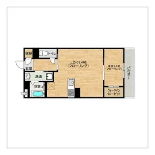 GD OHASHI Apartment【205号室】の間取り