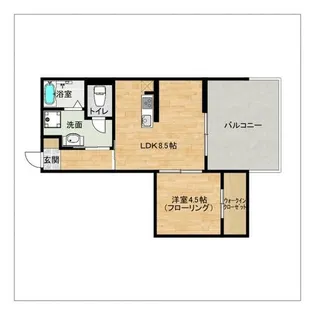 GD OHASHI Apartment【206号室】の間取り