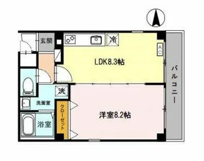 サンセール・アヤ【4階】の間取り