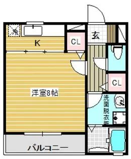 プライム日根野【1階】の間取り