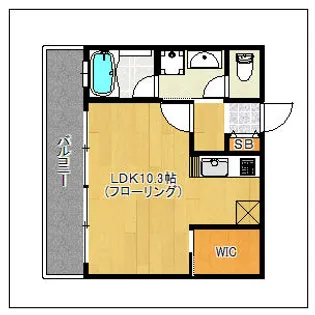 ビエラコート博多駅前【502号室】の間取り