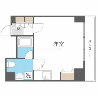 アーバンスタイル心斎橋【5階】の間取り