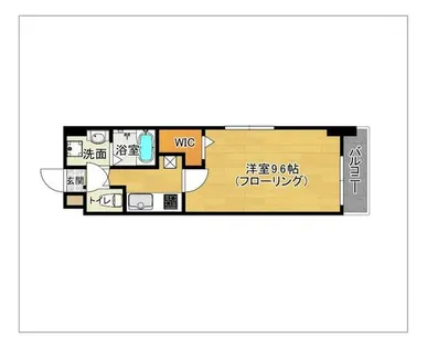LUXCAS FUKUOKA EAST【601号室】の間取り