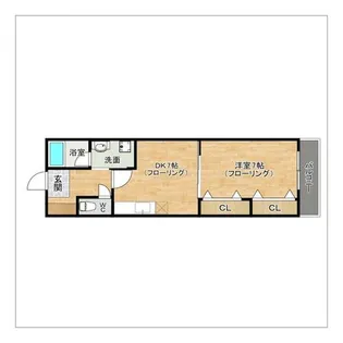 ピュアHATTA【1階】の間取り