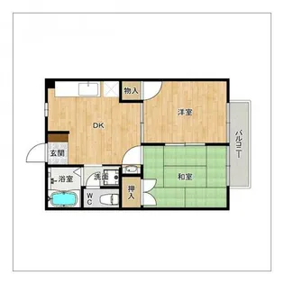 KSビレッジI【103号室】の間取り