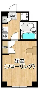 プラモール21【108号室】の間取り