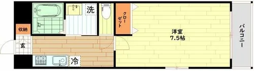リブリー野田【4階】の間取り
