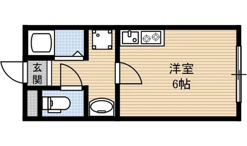 カーサディシエナ【101号室】の間取り