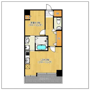 エンクレストけやき通り【701号室】の間取り