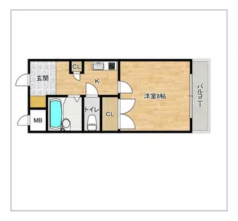 ヴィラ21【205号室】の間取り