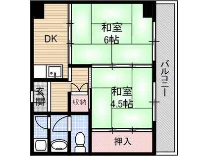 メゾンプランタン【301号室】の間取り