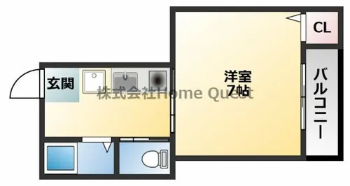 サザンクロス【1階】の間取り