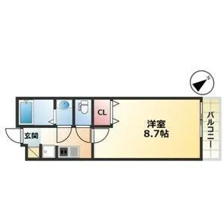 RESENCE CHIKUSA【3階】の間取り