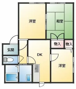 DIASたかわし【1階】の間取り