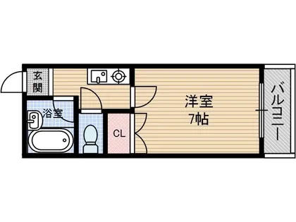 宮元12番館【106号室】の間取り