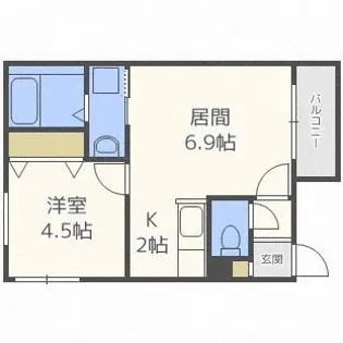 シェリールブリエ【2階】の間取り