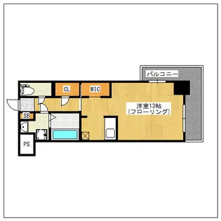 ロイヤル博多駅前【2階】の間取り