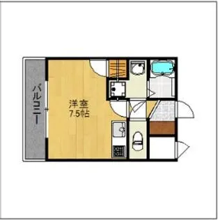 チェリーブラッサムTAKEDA【403号室】の間取り