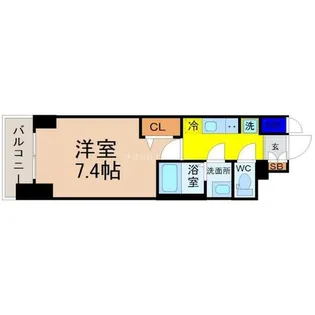 プレサンス今池駅前フェルディノ【4階】の間取り