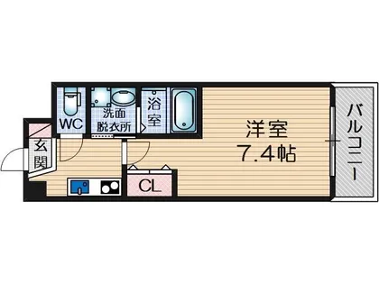 AILE南茨木【4階】の間取り