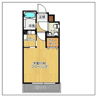 エステートモア今泉【503号室】の間取り