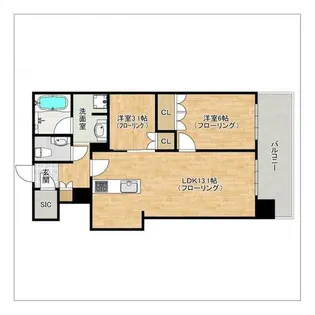 MJR赤坂タワー【2階】の間取り