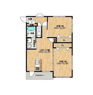 SOL.DO諸岡【101号室】の間取り