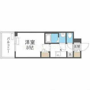 プレサンス四天王寺前夕陽ヶ丘 凛宮【905号室】の間取り