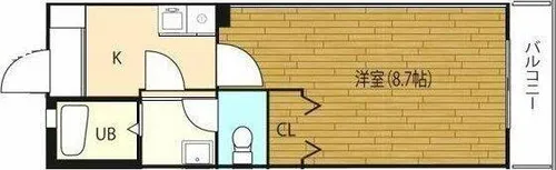 リブレアリバーサイド姪浜B棟【1階】の間取り