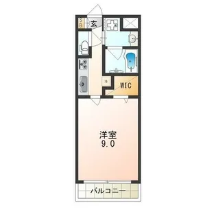 大阪府豊中市南桜塚2丁目【マンション】の間取り
