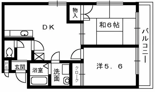 グリーンヒル草部【3階】の間取り