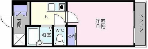 大阪府堺市西区鳳中町9丁【マンション】の間取り