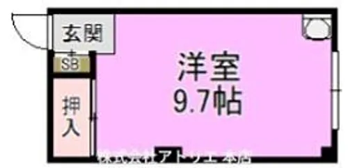 マルショービル【4階】の間取り