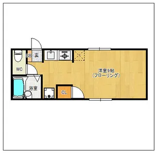 Kアネックス【4階】の間取り