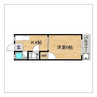 メゾンド・ユイット【202号室】の間取り