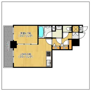 アルフォート天神【1002号室】の間取り